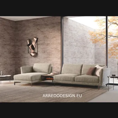 Divano design tessuto Gregory di Doimo salotti con sconto del - 35%