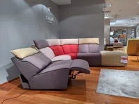 Divano angolare in stile Design Con movimento relax a prezzi outlet