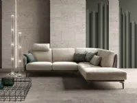 Divano design tessuto Living minimal angolare di Samoa con sconto del - 35%