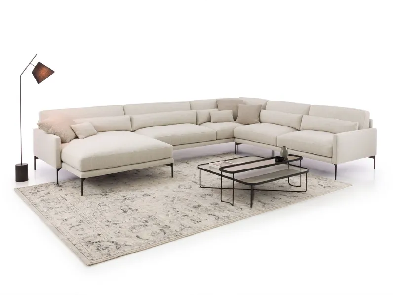 Divano Angolare Maxime outlet di Diotti.com a prezzo ribassato