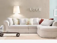 Divano Angolare modello Classico italiano mod margherita di Md work a prezzi outlet