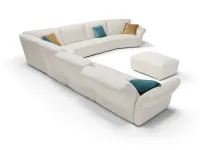 Divano angolare Modello italia completo di meccanismi in tutto il divano  Md work PREZZI OUTLET