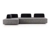 Divano Prisma outlet in Tessuto sfoderabile  di Diotti.com scontato 50%