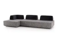 Divano Prisma outlet in Tessuto sfoderabile  di Diotti.com scontato 50%