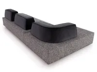 Divano Prisma outlet in Tessuto sfoderabile  di Diotti.com scontato 50%
