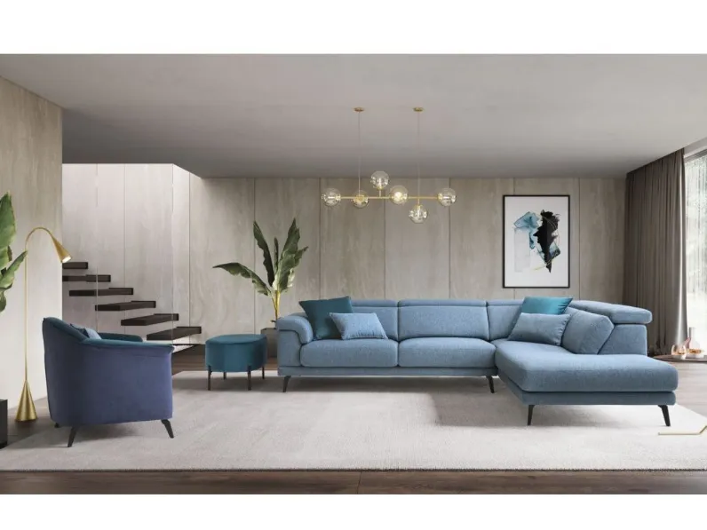 Divano Norton in Tessuto sfoderabile  di Le comfort scontato 35%