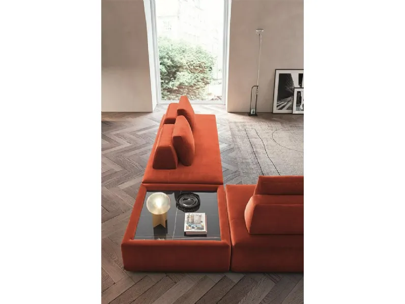 Divano design tessuto Platform di Felis con sconto del - 37%