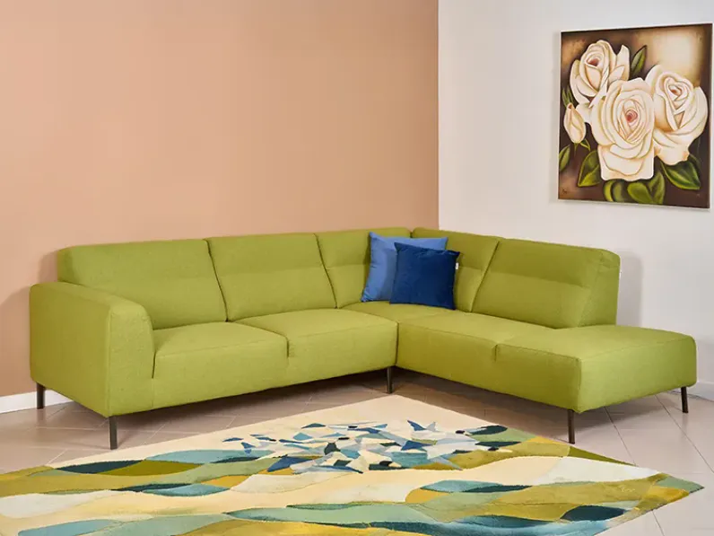 Divano Angolare modello Soho premium 762 di Calia con forte sconto