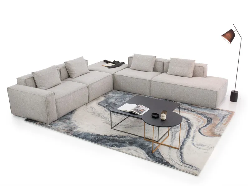 Divano Angolare Square outlet Diotti.com in Offerta Outlet a 5250