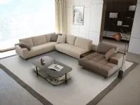 Divano Antibes outlet tessuto in poliuretano  Diotti.com in Offerta Outlet