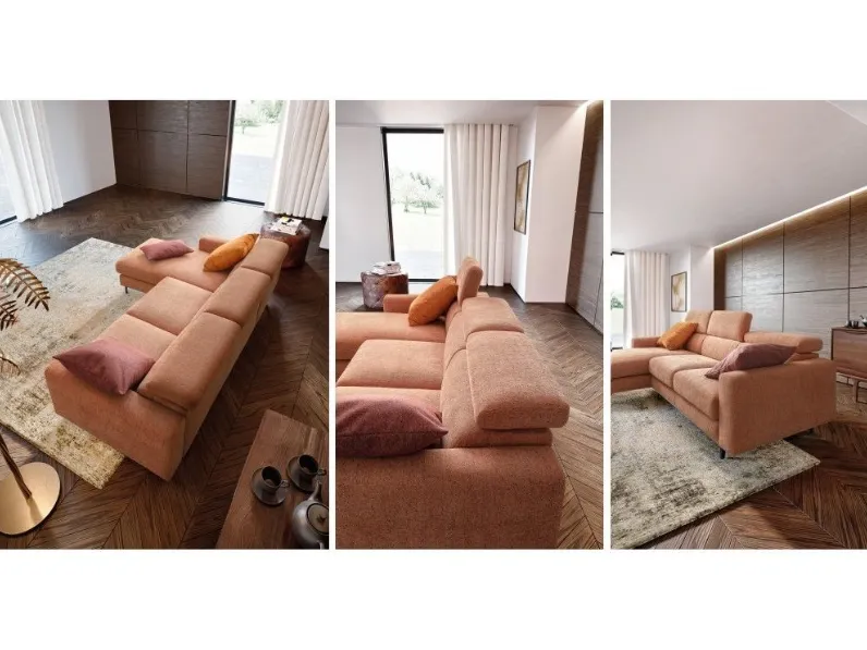 Divano Con penisola modello Argo di Le comfort a prezzi outlet