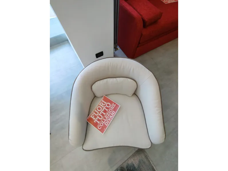 Divano Poltroncina alberto tessuto in poliuretano  Artigianale in Offerta Outlet