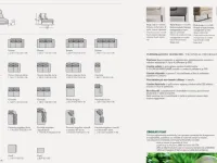 Divano Con penisola modello Astor di Samoa a prezzi outlet