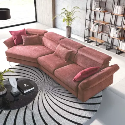 Divano Aurora in Tessuto Le comfort a prezzo ribassato