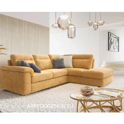 Divano Con penisola modello Bellargo di Le comfort con forte sconto