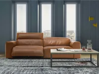 Divano in Pelle stile moderno modello Beverly scontato - 30%