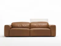 Divano in Pelle stile moderno modello Beverly scontato - 30%