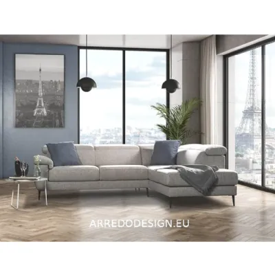 Divano Bradley tessuto in poliuretano  Gamma a prezzo scontato