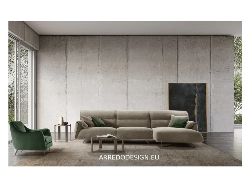 Divano Con penisola Cardiff Rosini in Offerta Outlet a 4319
