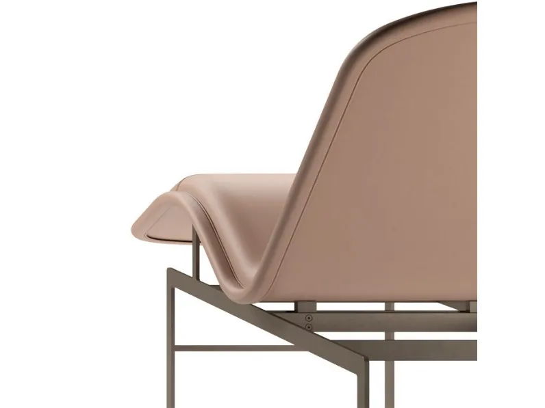 Poltrona in Pelle Chaise longues luxury italia Md work a prezzo scontato