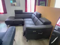 Divano in Pelle stile moderno modello Charleston scontato - 22%