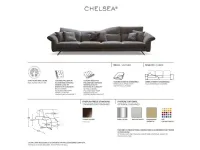 Divano Lineare modello Chelsea di Rosini a prezzi outlet