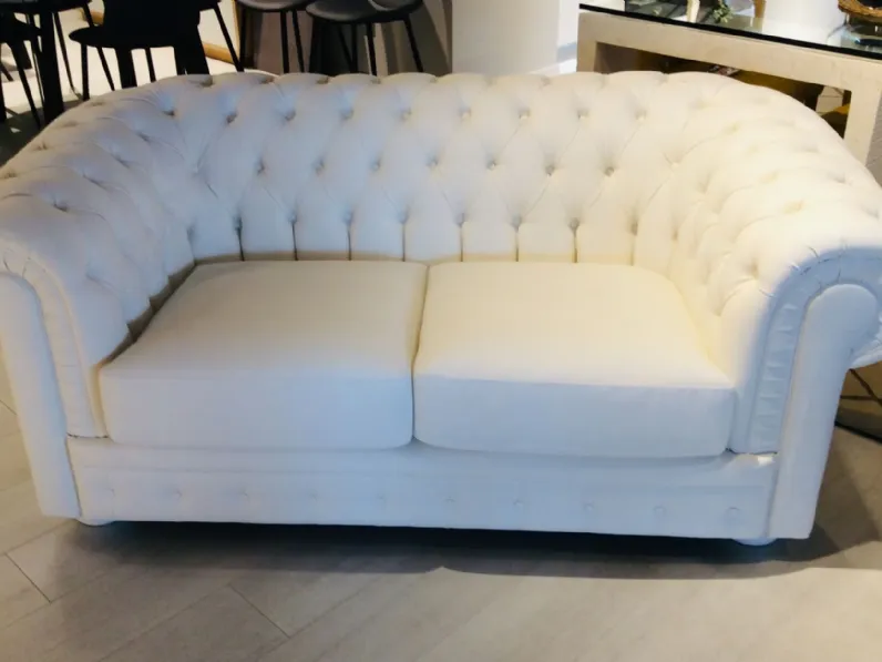 Divano Chester bianco Artigianale OFFERTA OUTLET