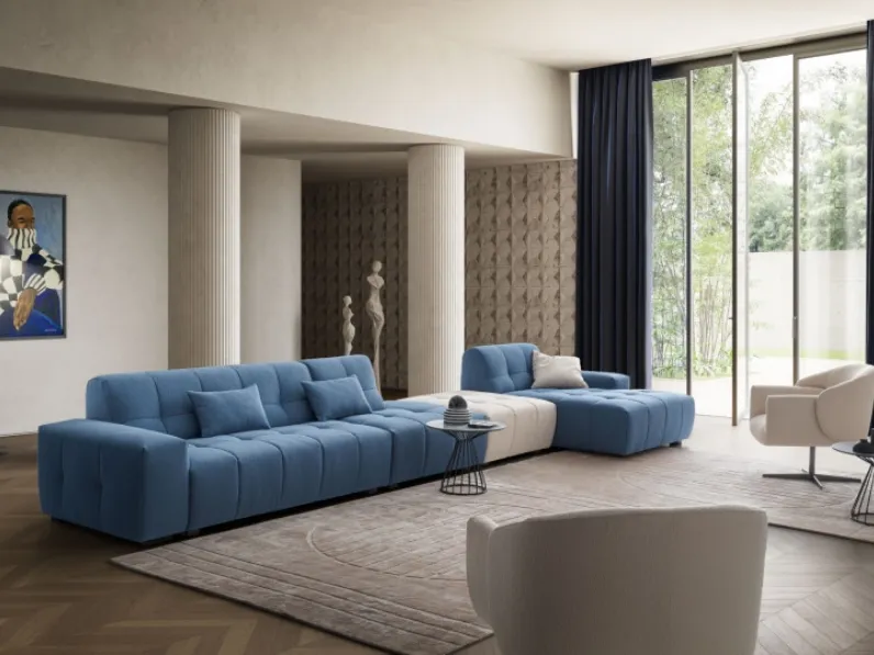 Divano Con penisola modello Collins di Le comfort a prezzi outlet
