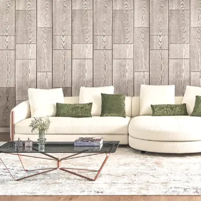 Divano design tessuto Divano componibile bonnie  bontempi di Bontempi con sconto del - 30%