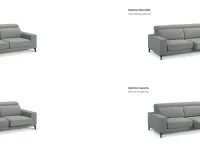 Divano in Tessuto stile moderno modello Amy 287 x 224 scontato - 22%