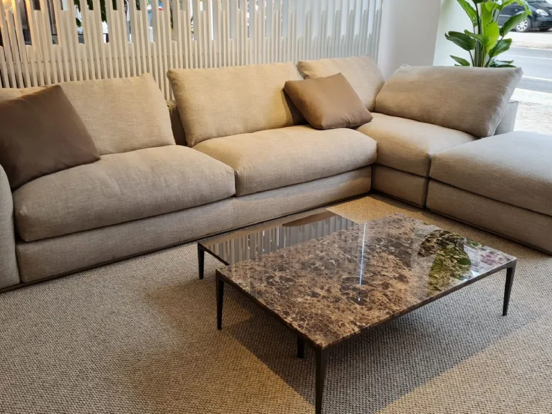 Divano con penisola Asolo Flexform OFFERTA OUTLET