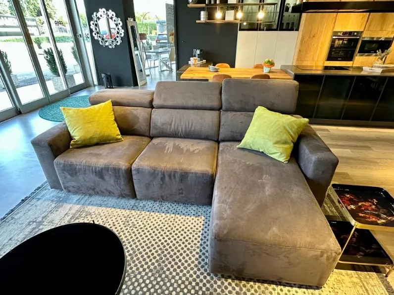 Divano con penisola Best Samoa in Tessuto a 1790�