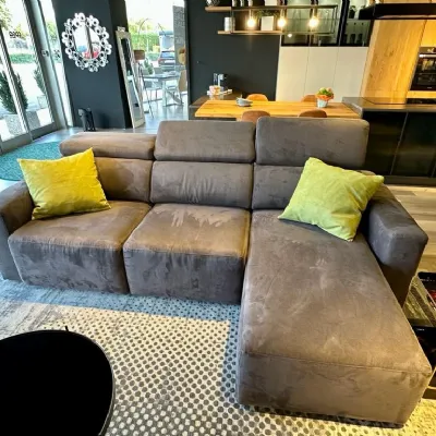 Divano con penisola Best Samoa in Tessuto a 1790�