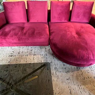 Divano Bonnie Bontempi con penisola a prezzo scontato! Max 75 cm.
