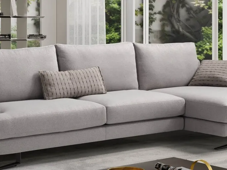 Divano Brera  in Tessuto sfoderabile  di Collezione esclusiva scontato 50%