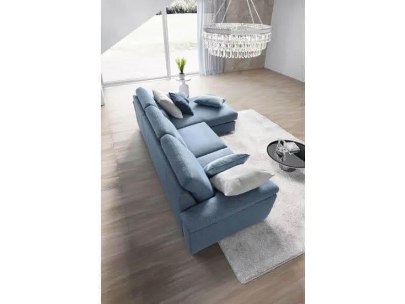 Divano con penisola Caligo Mottes selection a PREZZO OUTLET scontato del 40%