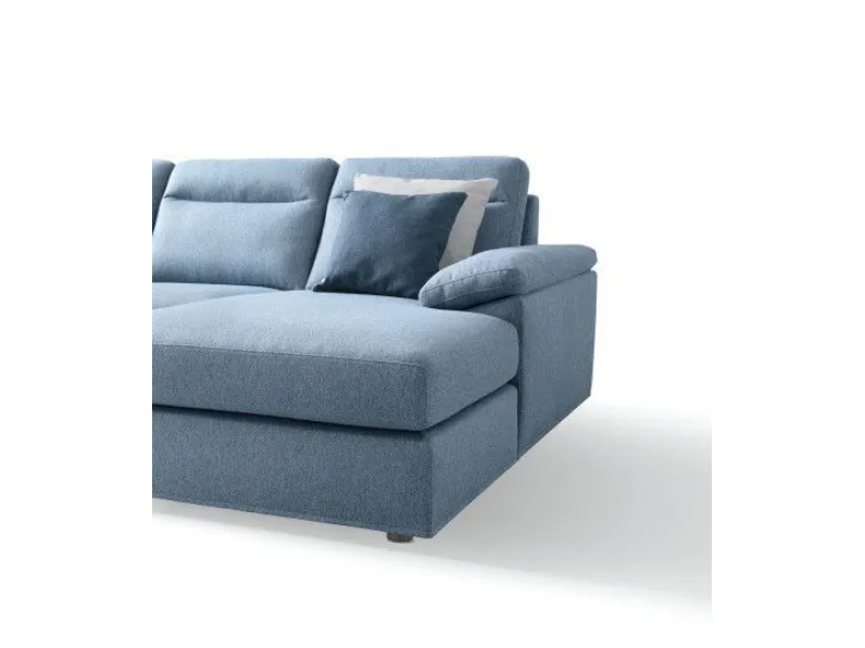 Divano con penisola Caligo Mottes selection a PREZZO OUTLET scontato del 40%