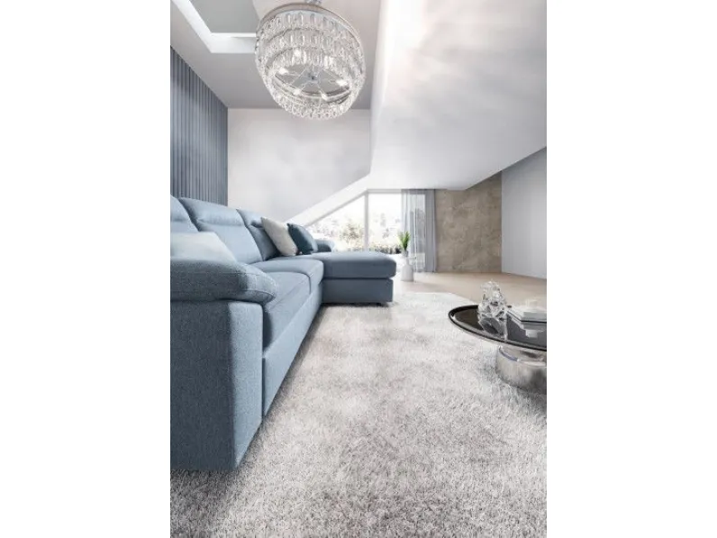 Divano con penisola Caligo Mottes selection a PREZZO OUTLET scontato del 40%
