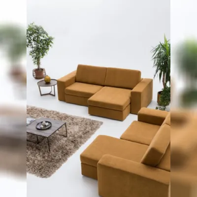 Divano Con penisola Cracovia comfort Artigianale ad un prezzo imperdibile