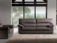 Divano con penisola Divano con chaise-longue mod.king in promo-sconto del 50% Artigianale OFFERTA OUTLET