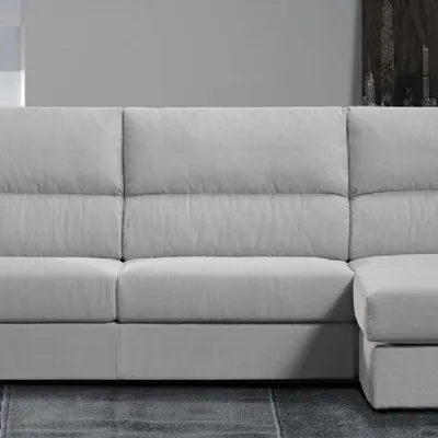 Divano con penisola Divano con chaise-longue mod.king in promo-sconto del 50% Artigianale OFFERTA OUTLET