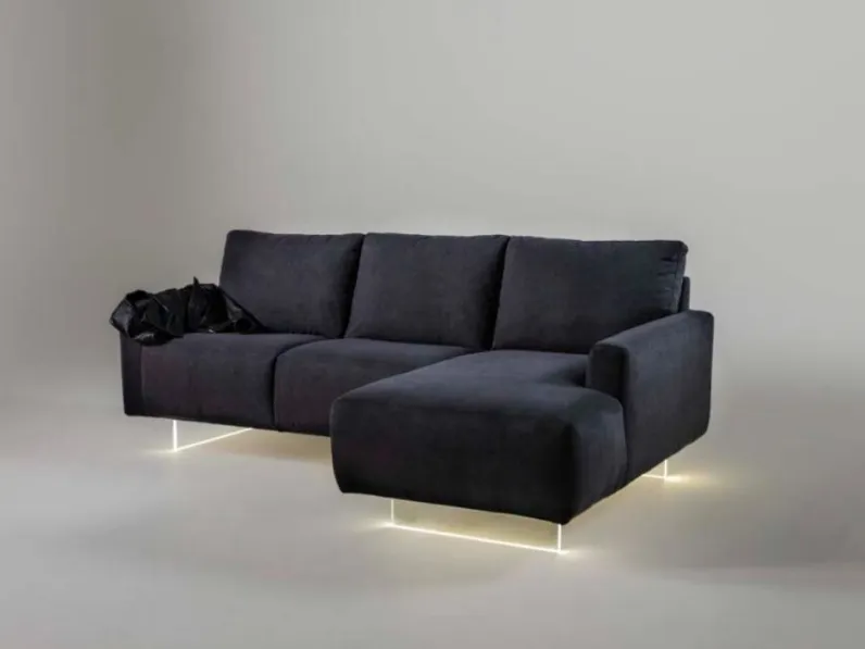 Divano Divano con led piuma  in Tessuto sfoderabile  di Md work scontato 44%