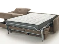 Divano Divano letto matera con penisola Hoppl� a PREZZO OUTLET scontato del 40%