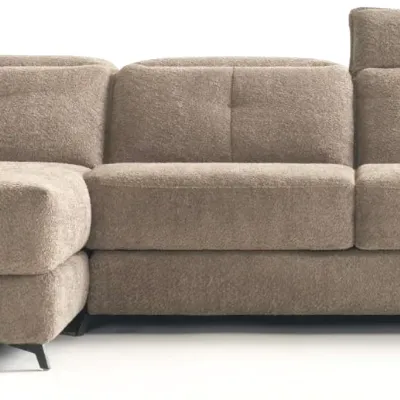 Divano Divano letto matera con penisola Hoppl� a PREZZO OUTLET scontato del 40%