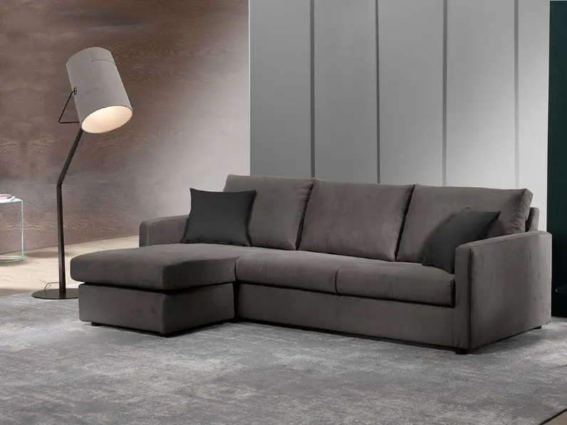 Divano con penisola Divano mod.ghibli con chaise-longue in promo-scontodel 50% Exc in Offerta Outlet a soli 1290