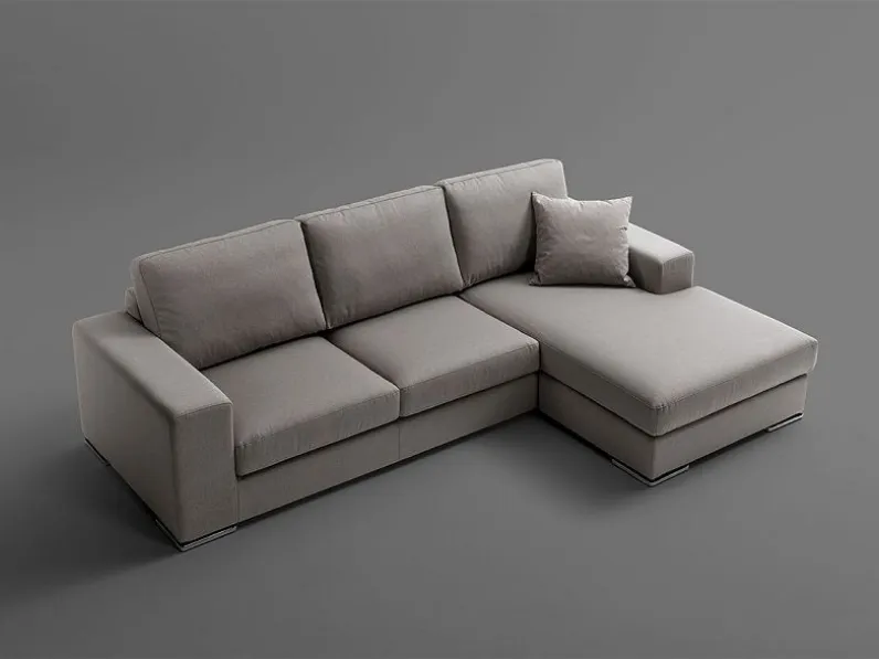 Divano mod.virna rivestito in tessuto in promo-sconto del 50% in Tessuto sfoderabile  di Excò scontato 50%