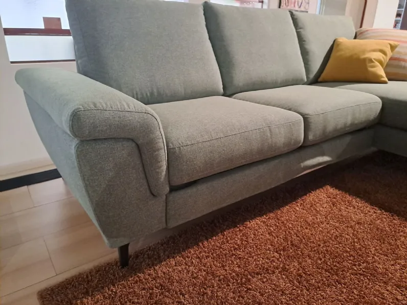 Divano Letto Modulare A L Con Chaise Longue - Velluto Nero, Estraibile E Con Contenitore | Per Soggiorno - Foto 2