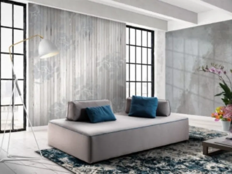 Divano con penisola Divano modulare piuma alta qualita italy Md work OFFERTA OUTLET