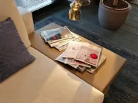 Divano con penisola Divano naviglio in pelle e tessuto Artigianale a PREZZO OUTLET scontato del 30%