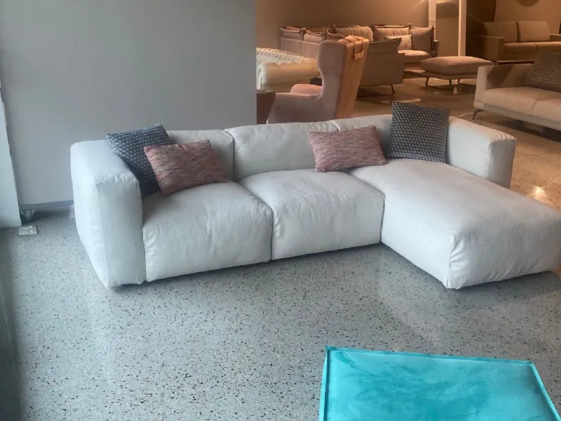 Divano in Tessuto stile design modello Divano piuma penisola italia scontato - 45%